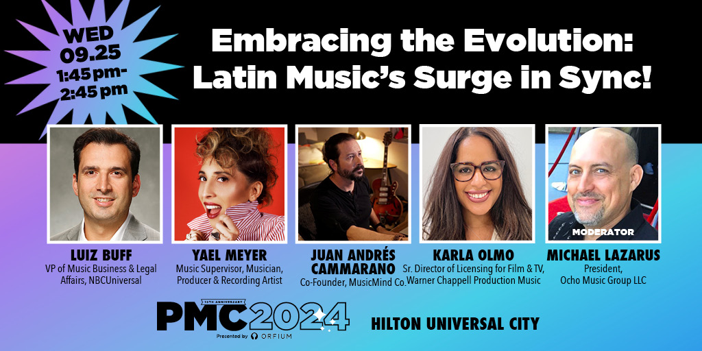 Embracing the Evolution: Latin Music's Surge in Sync! - 2024 Production Music COnference